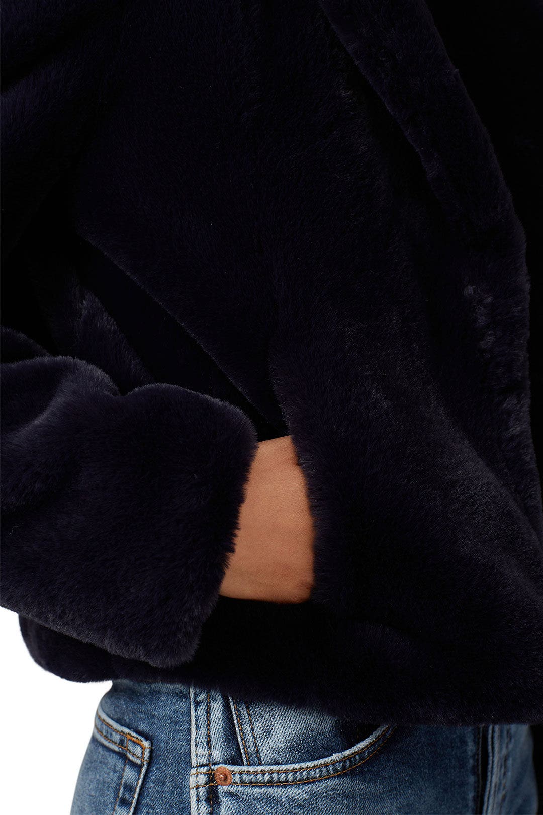 Faux Fur Uptown Girl Jacket by BLANKNYC 3