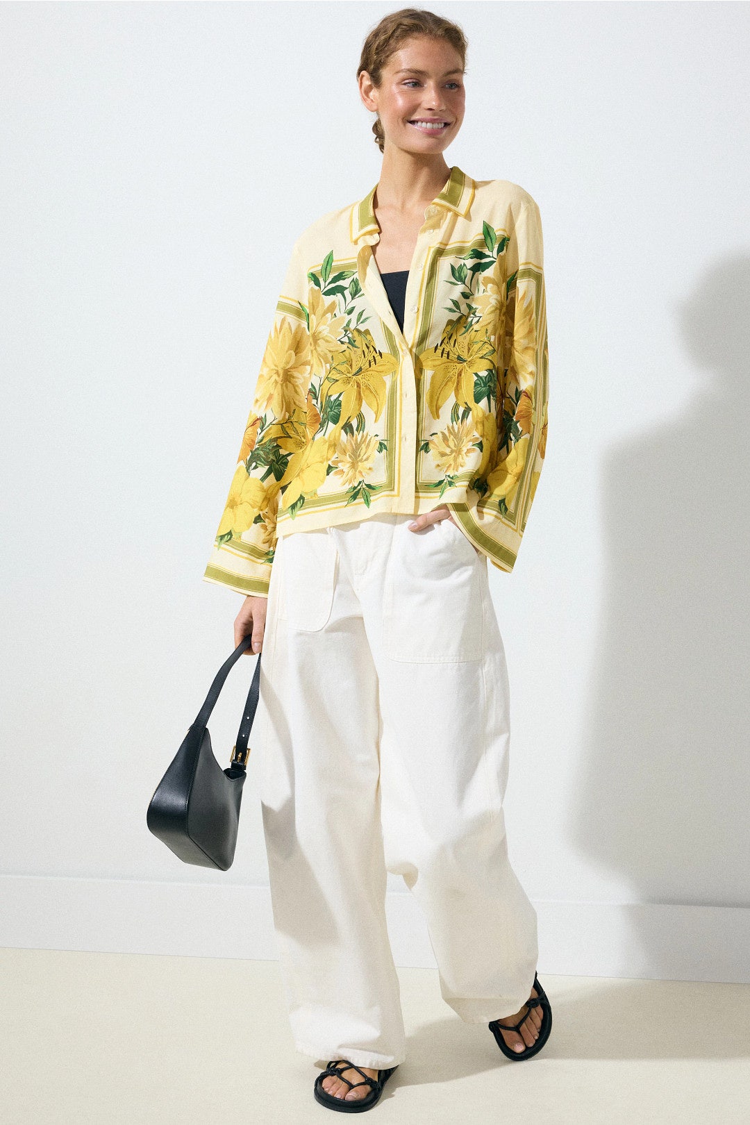 Flowy Collared Shirt by Derek Lam 10 Crosby x RTR 3