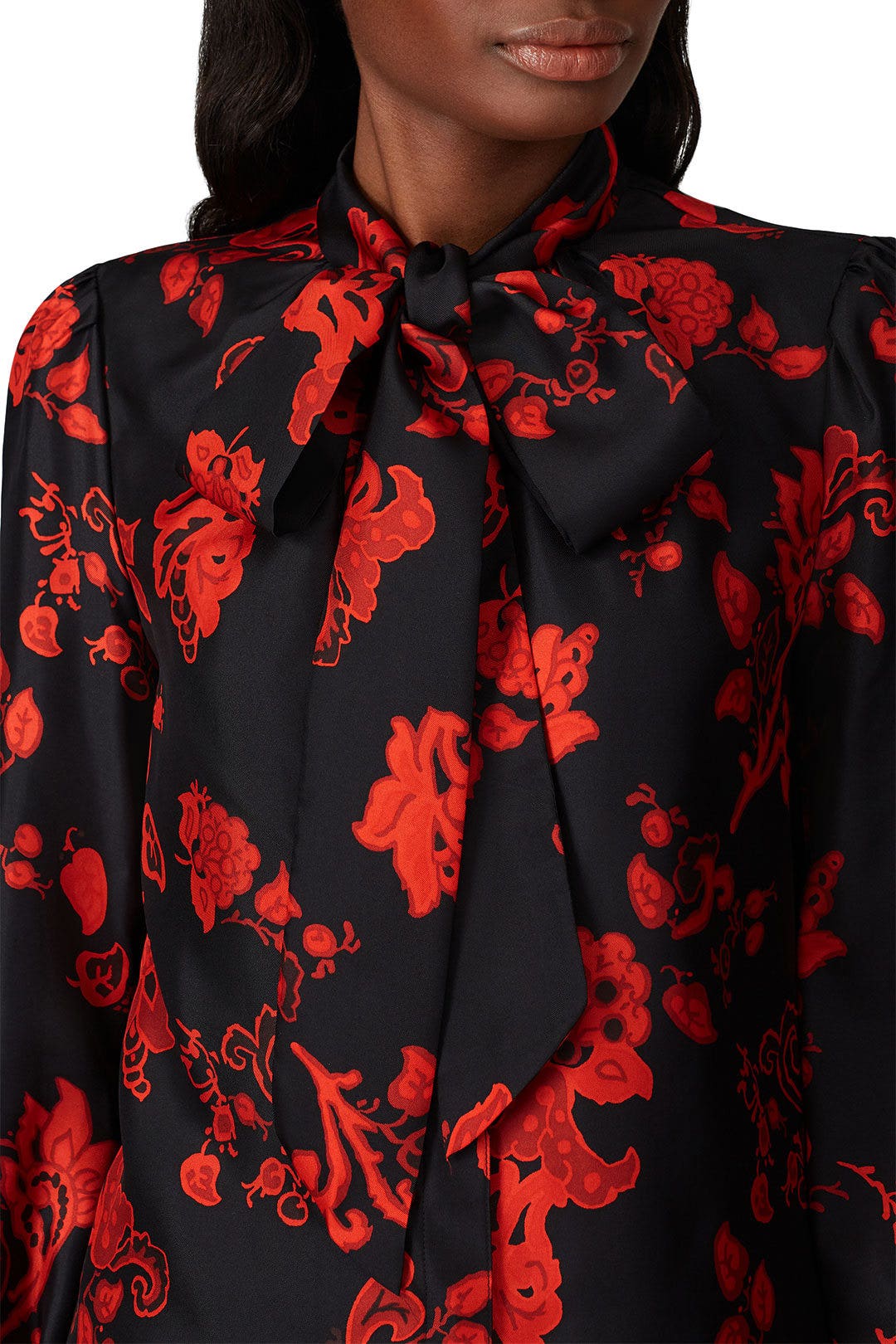 Printed Bow Blouse by Tory Burch 3