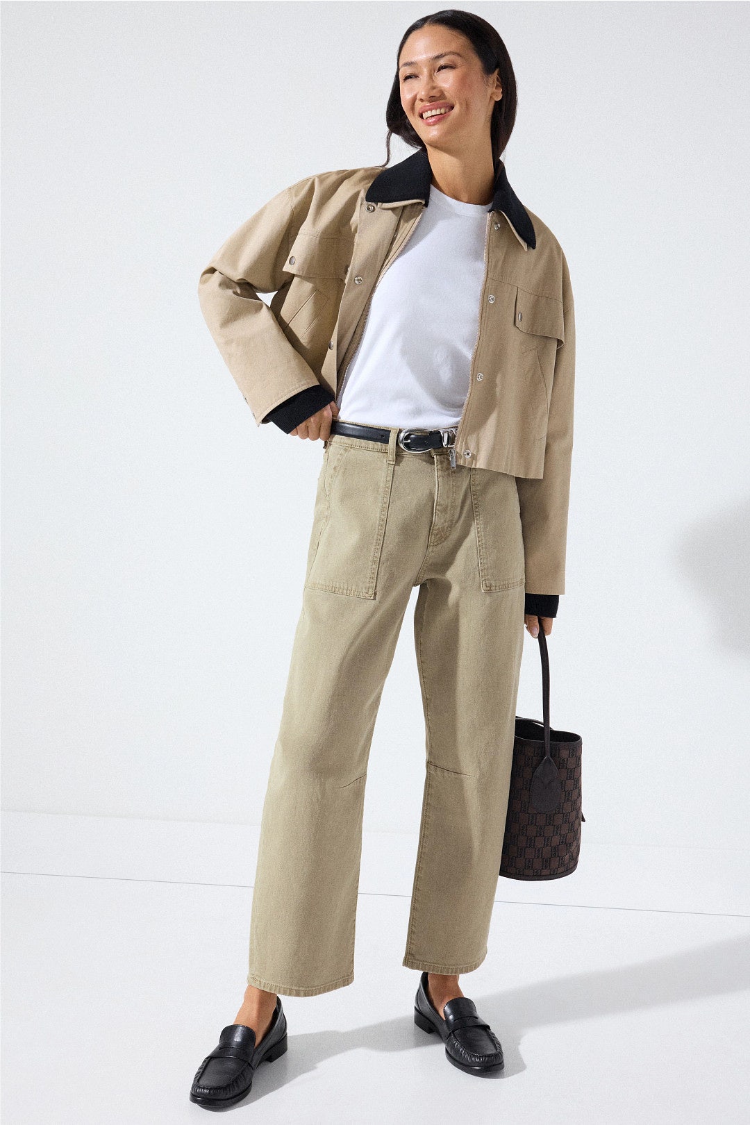 Soft Curve Barrel  Jeans by WARP + WEFT 3