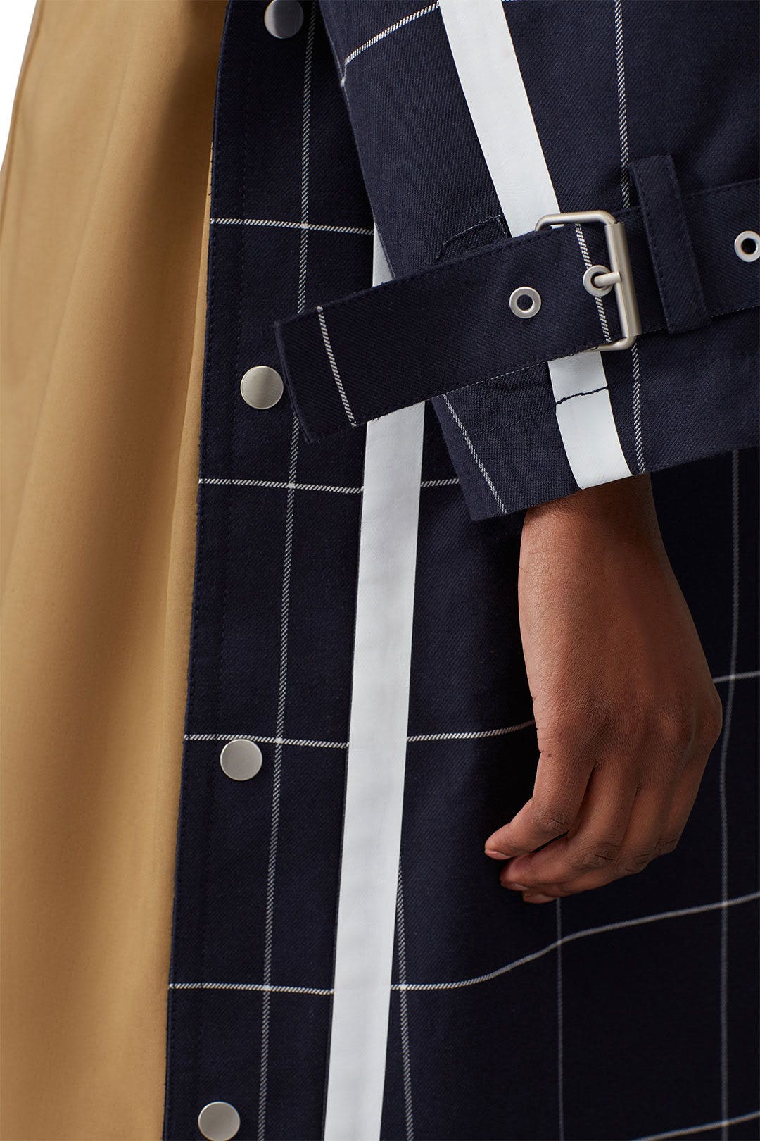 Navy Windowpane Trench Coat by 3.1 Phillip Lim 3
