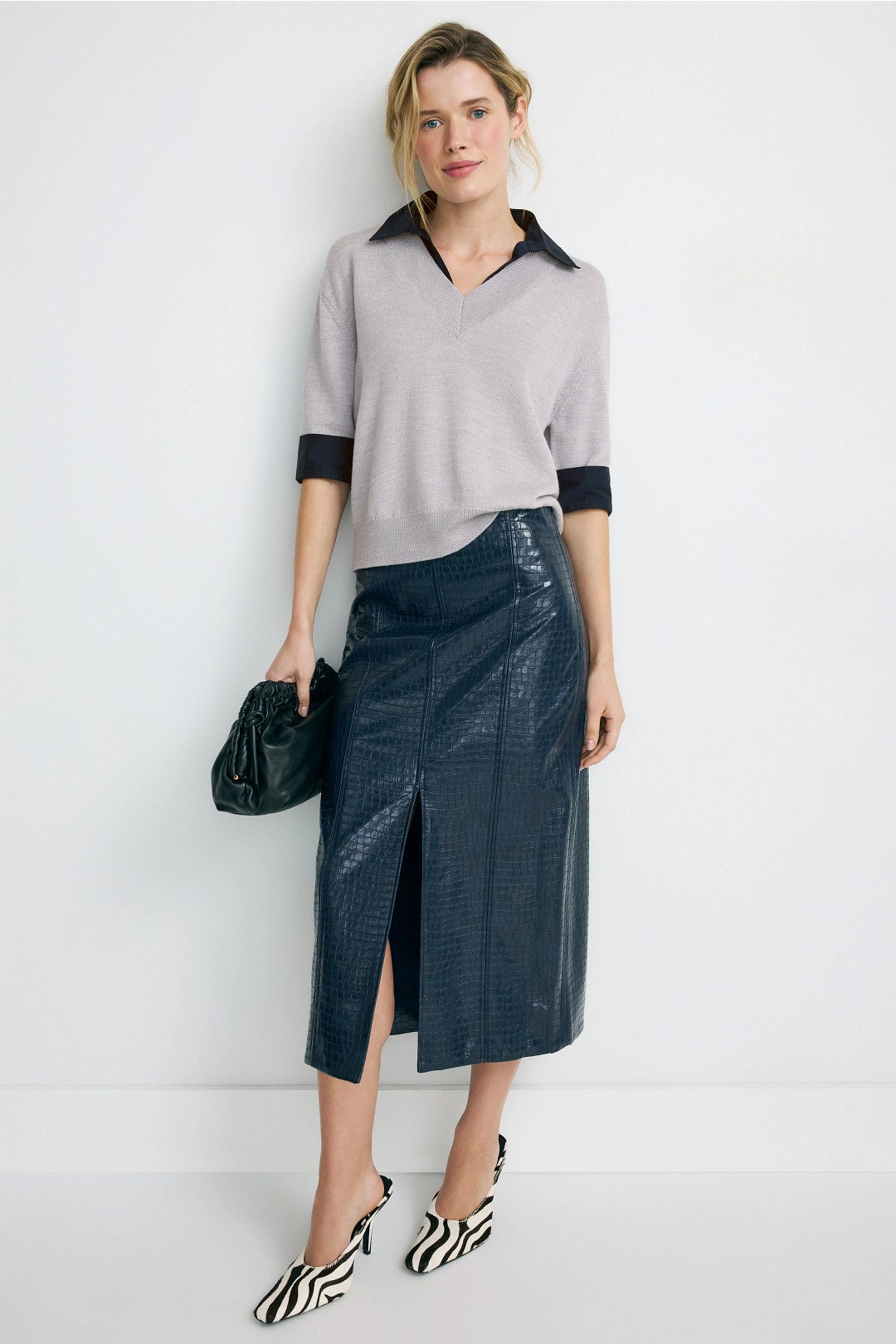 Esme Sweater Combo Top by Tanya Taylor 3