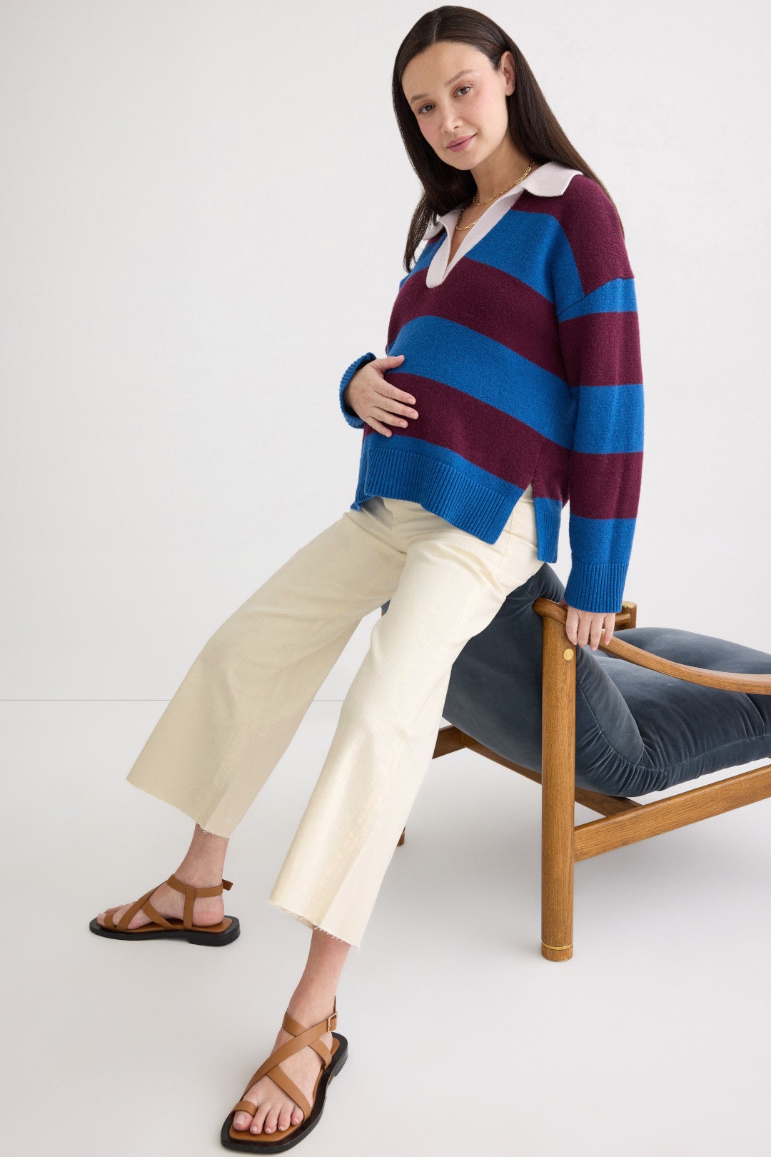 Hepburn Wide Leg Maternity Jeans by DL1961 3