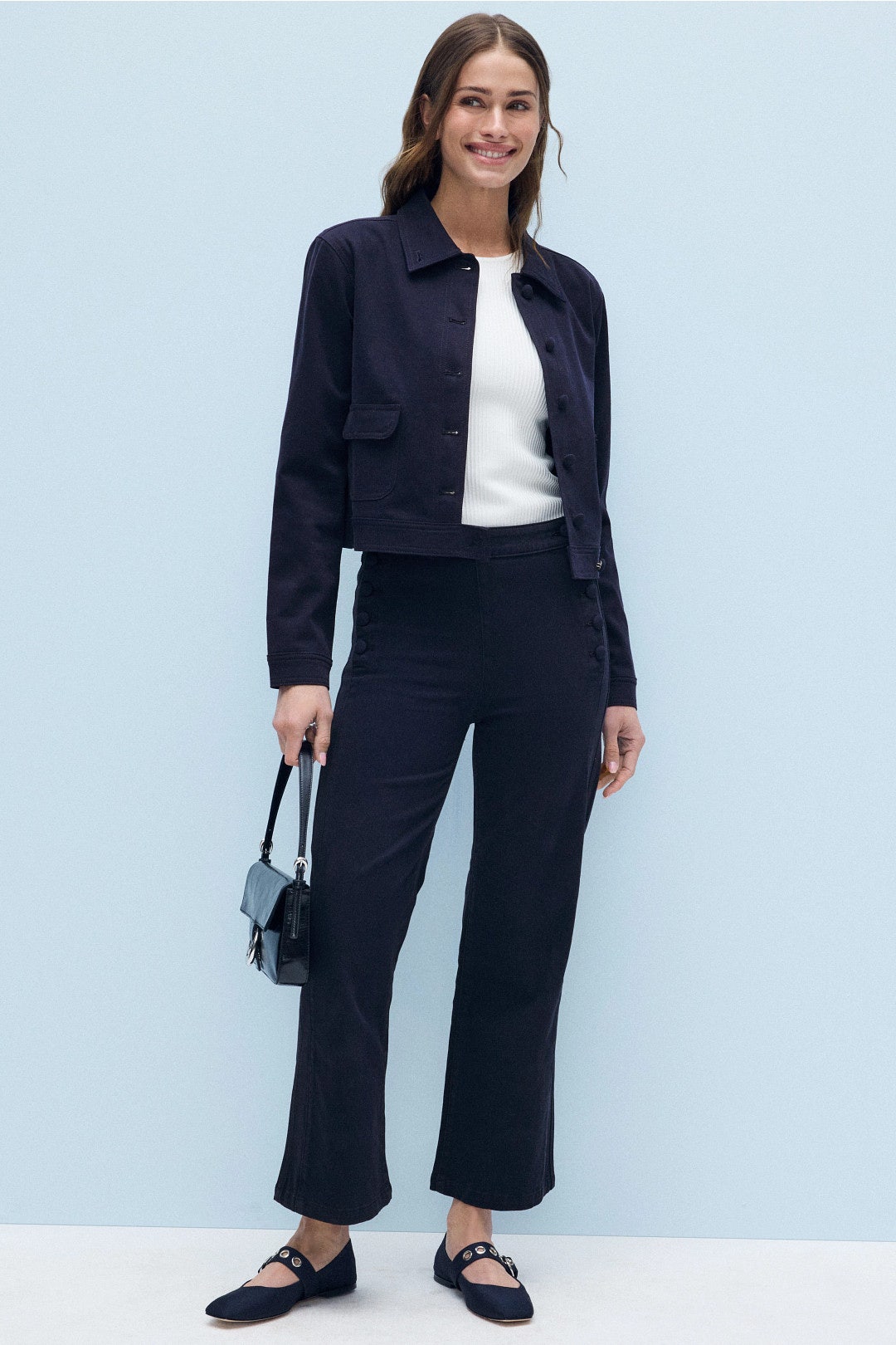 Karmine Refined Wide Leg Pants by DL1961 3
