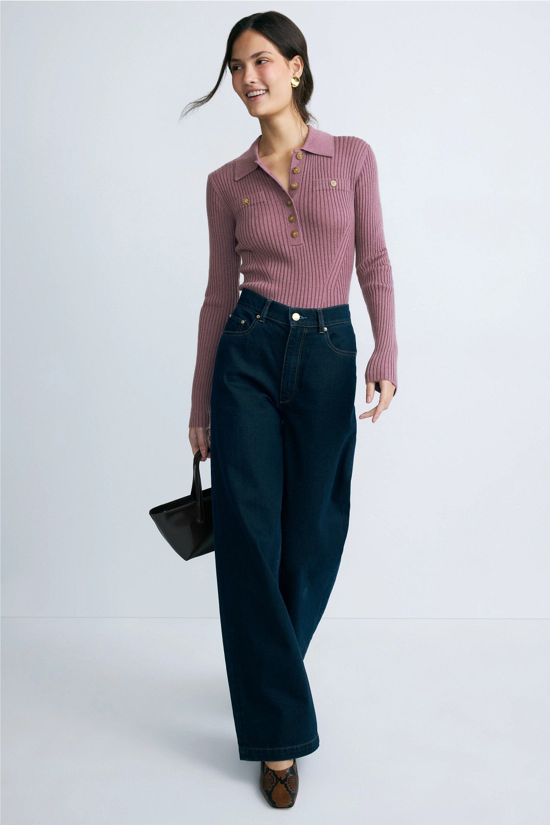 Collared Rib Sweater by Peter Som x RTR 3