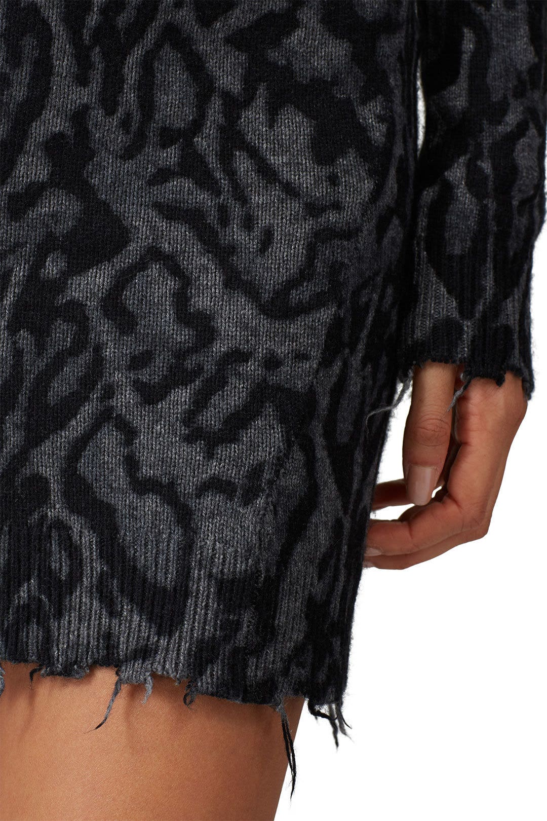 Ocelot Mock Neck Dress by Pam & Gela 3
