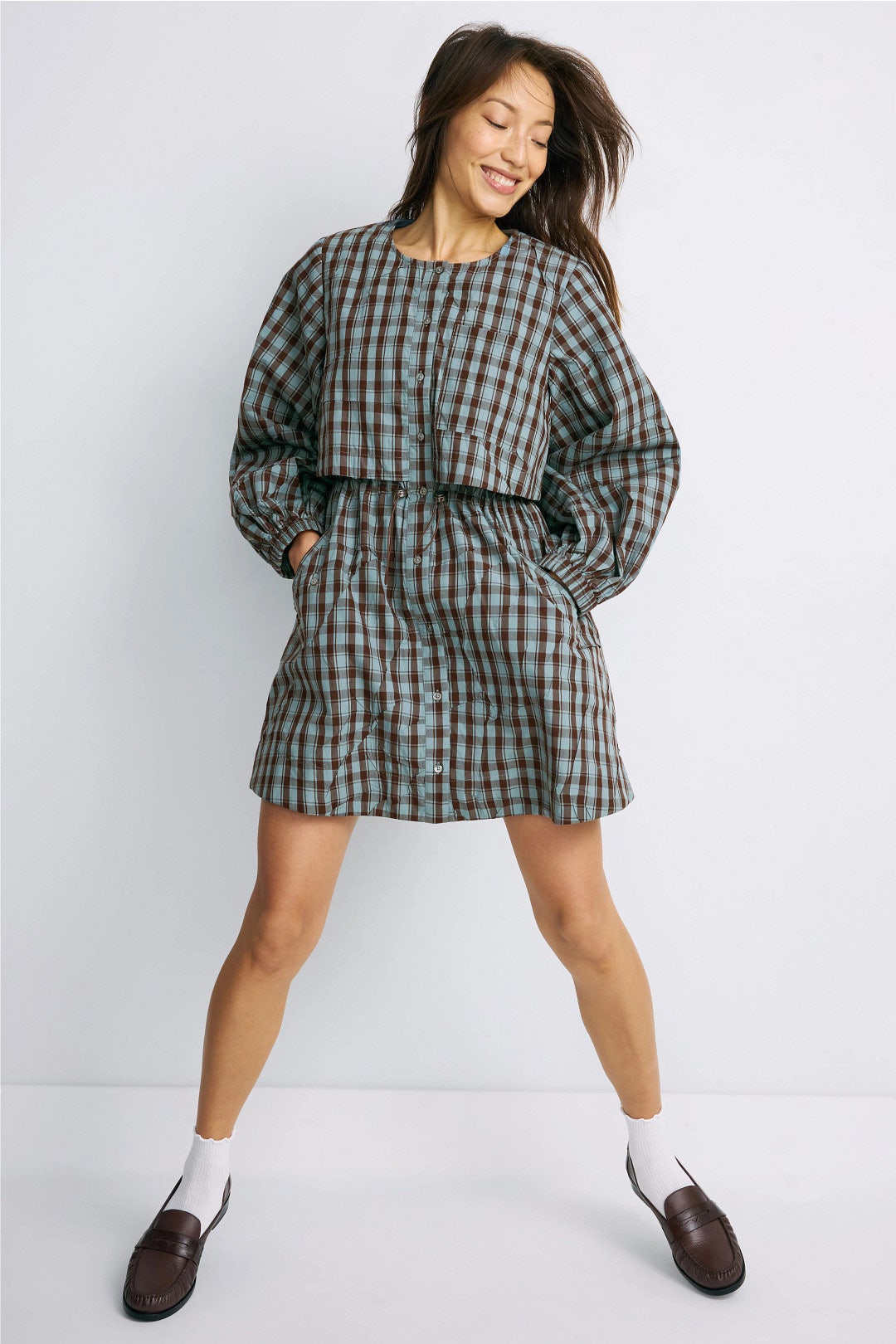 Ophelia Plaid Mini Dress by Sea New York 3