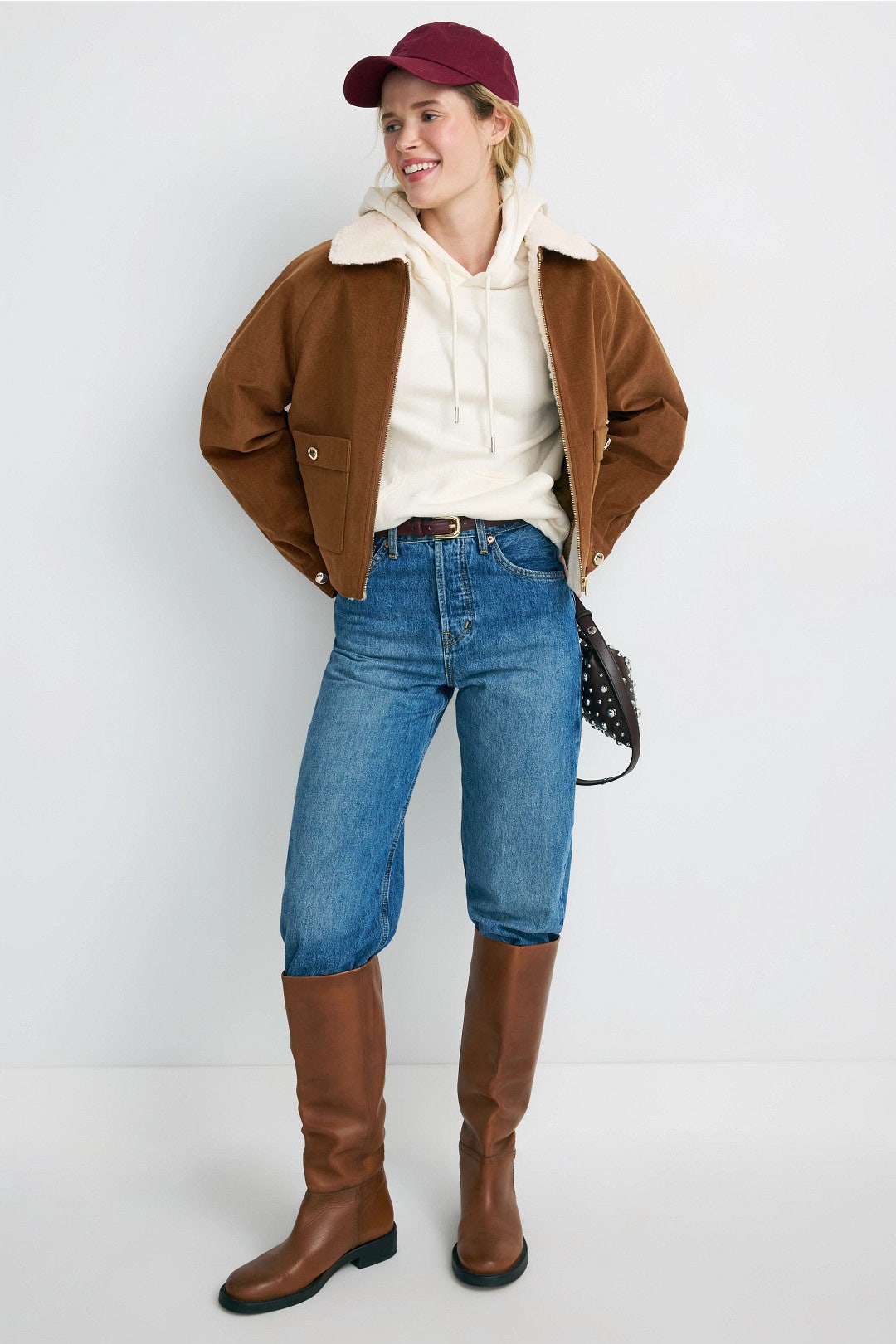 Belle Cropped Corduroy Jacket by Maje 3