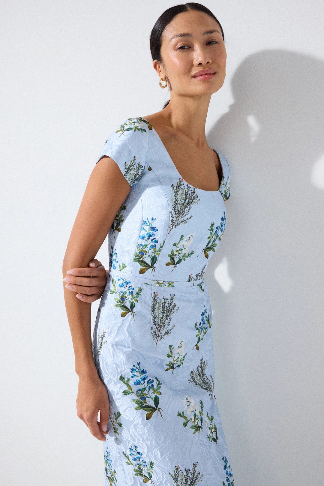 Grace Printed Jacquard Gown by Sachin & Babi 3