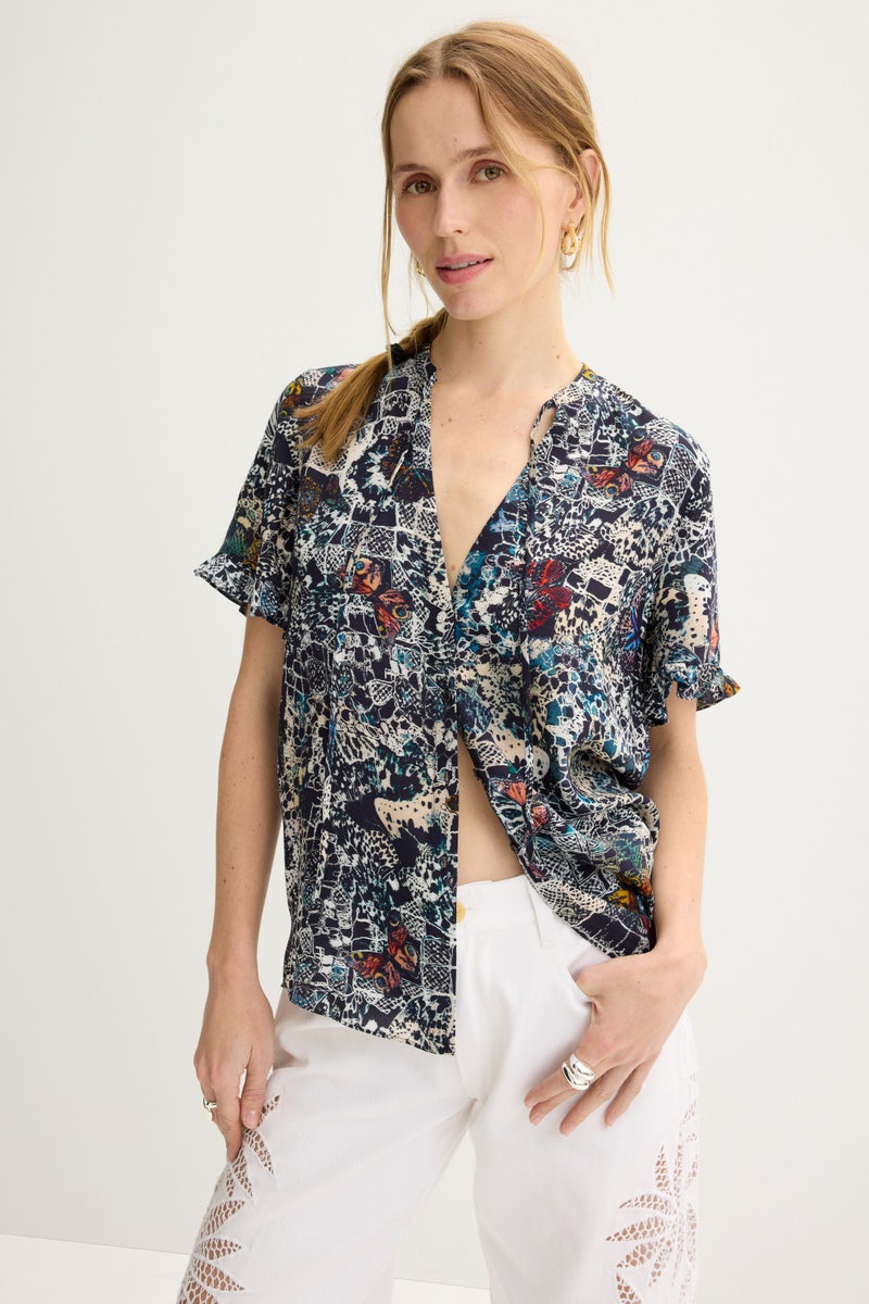 Tafiz Soft Butterflies Blouse by Zadig & Voltaire - Photo 3