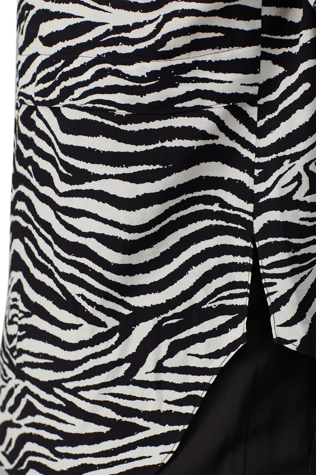 Kosma Zebra Print Button Down Shirt by Derek Lam 10 Crosby 3