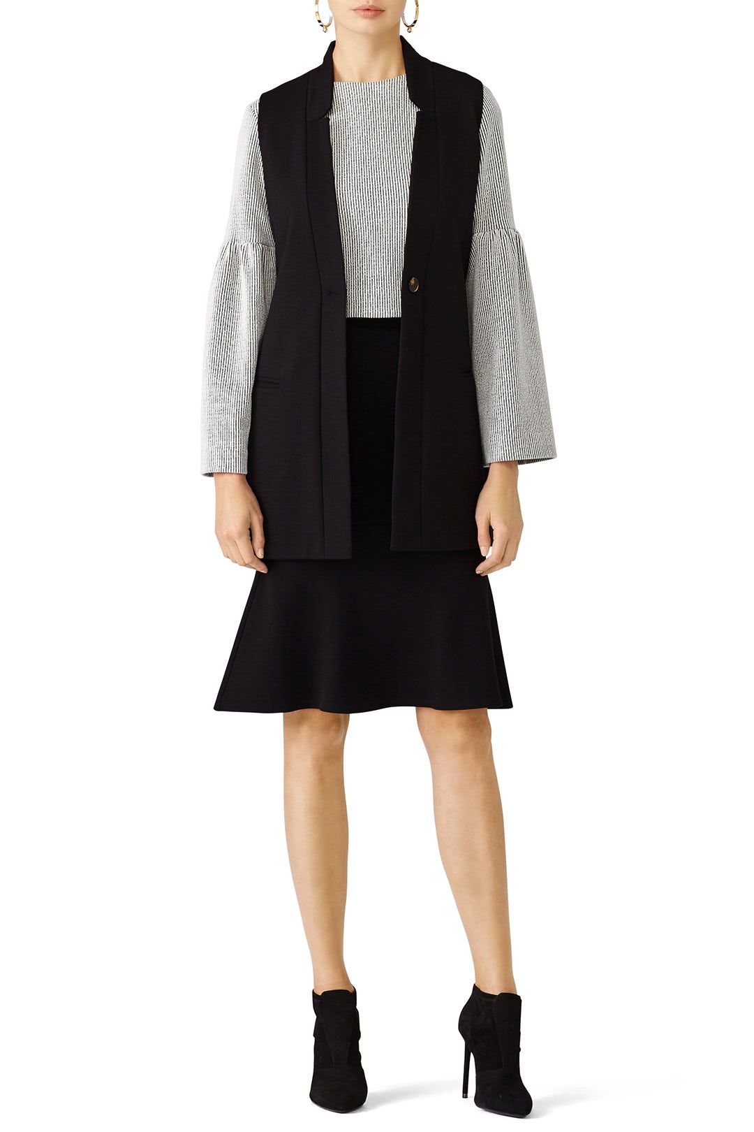 Sofia Sleeveless Vest by B Collection by Bobeau 3