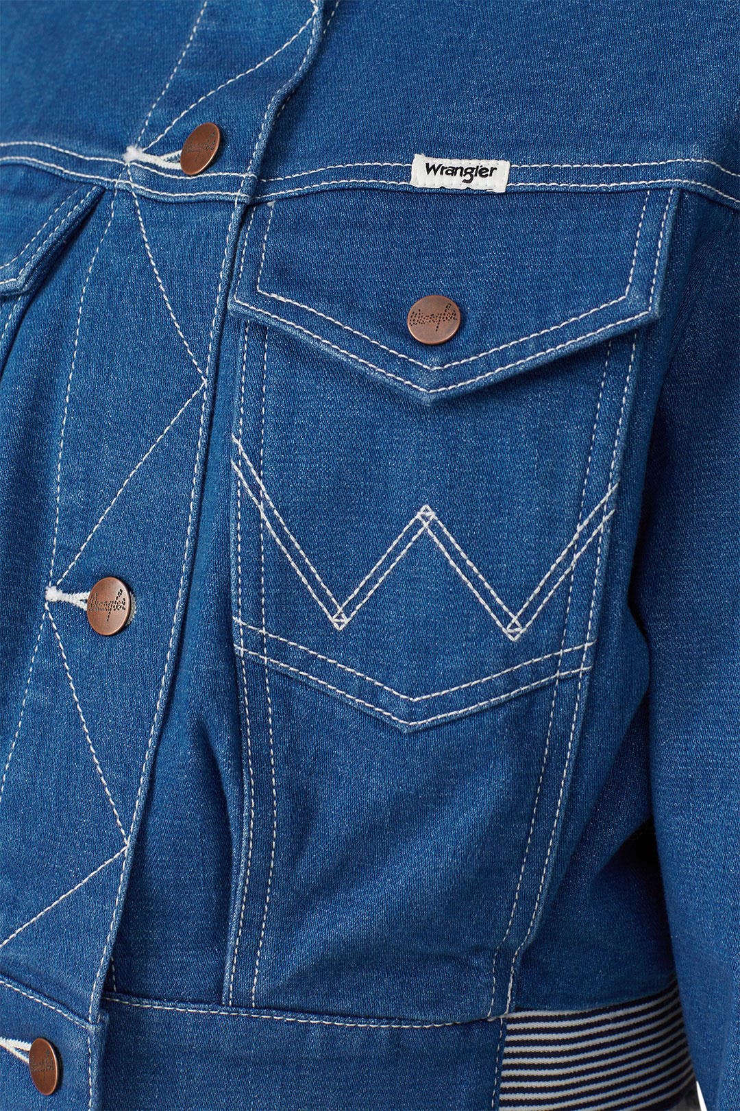 Denim Crop Sport Jacket by WRANGLER 3