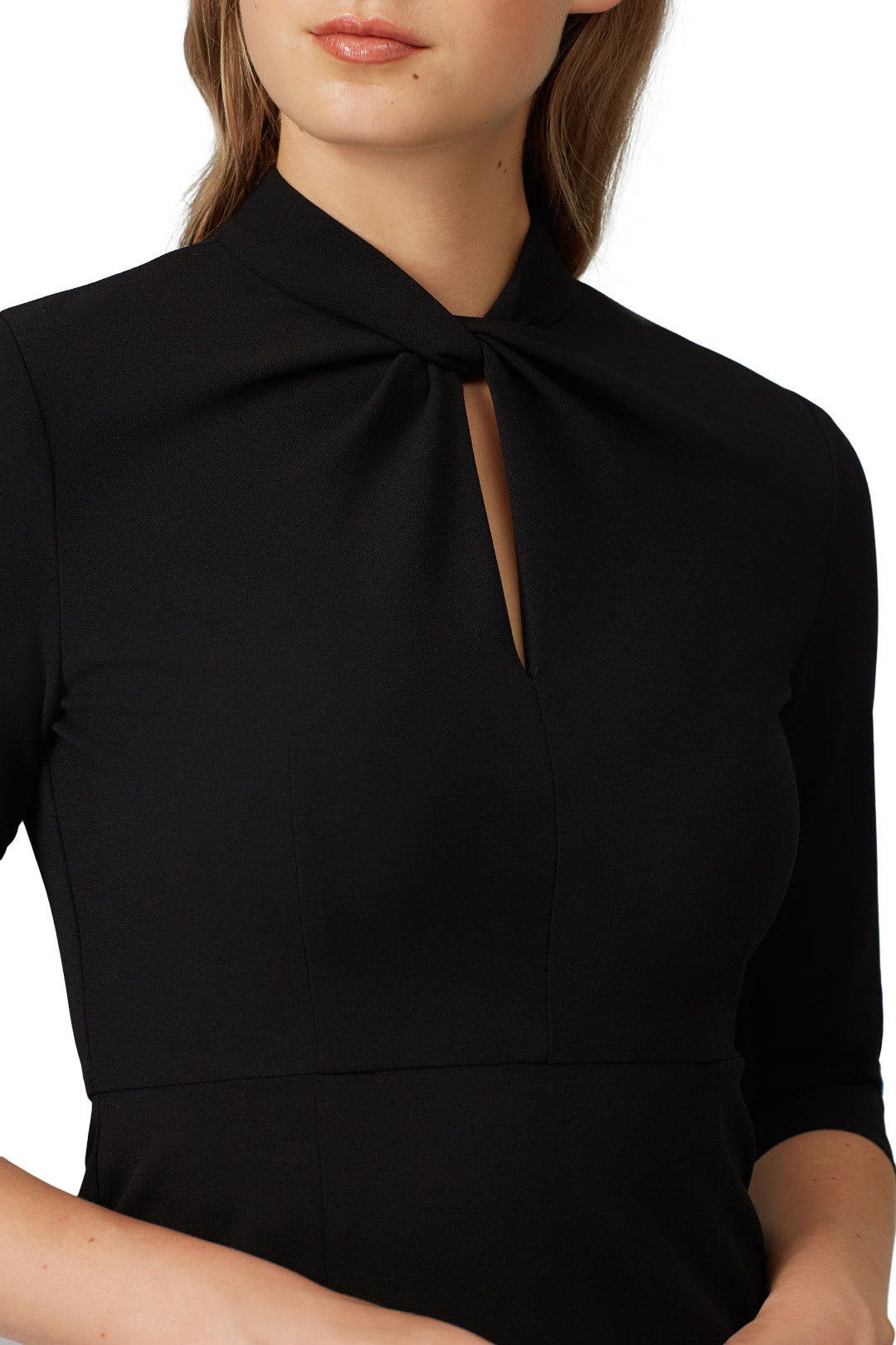Black High Neck Sheath by Donna Morgan 3