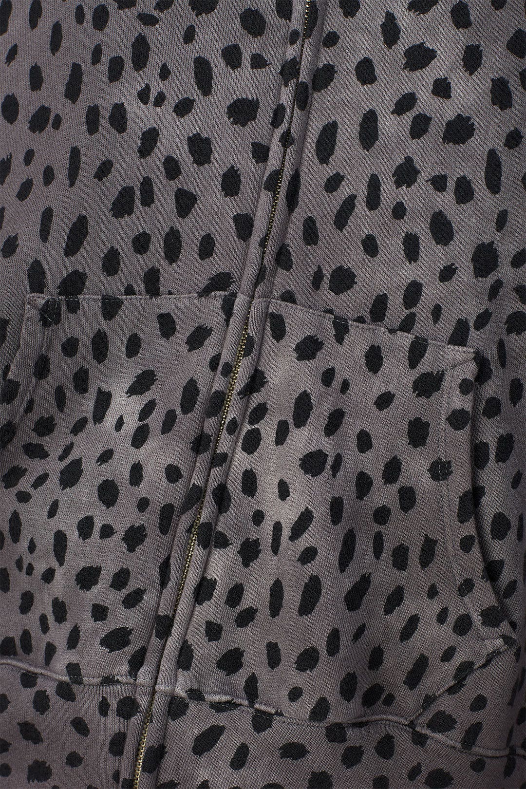 Cheetah Print Zip Up Hoodie by MONROW 3