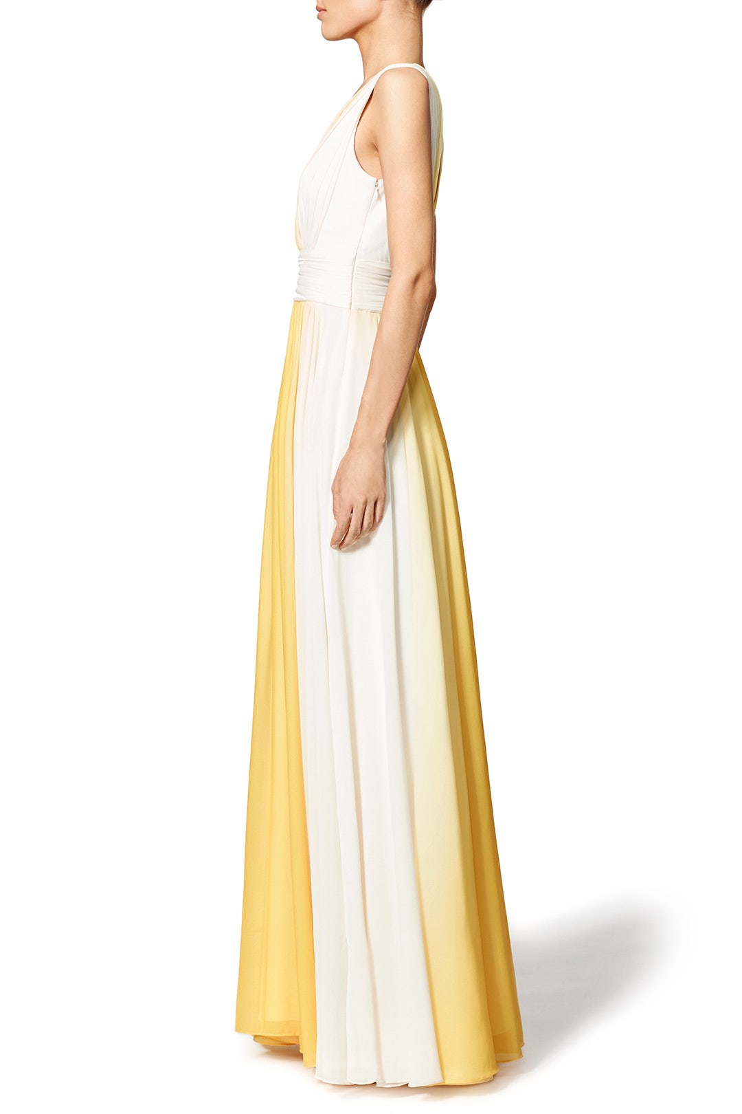 Lemon Fade Gown by HALSTON 3