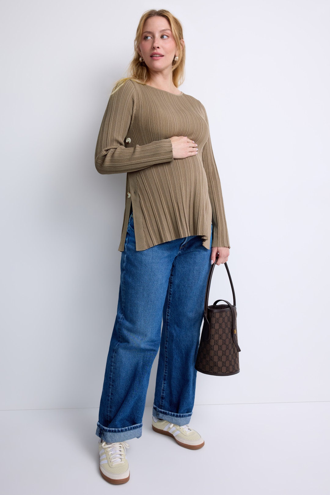 Mabel Maternity Knit Feeding Top by soon maternity 3