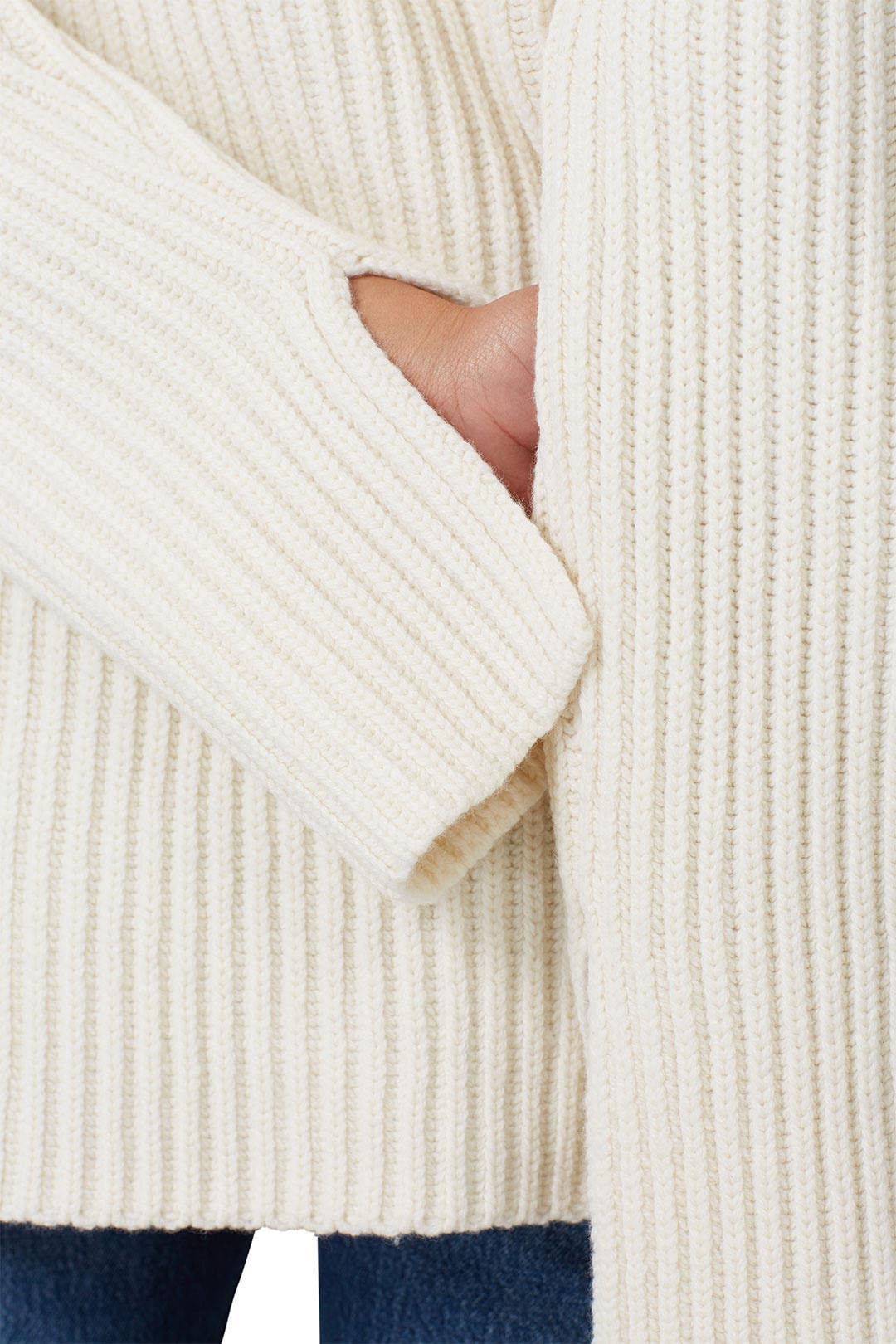 Ecru High Neck Sweater by JOSEPH 3