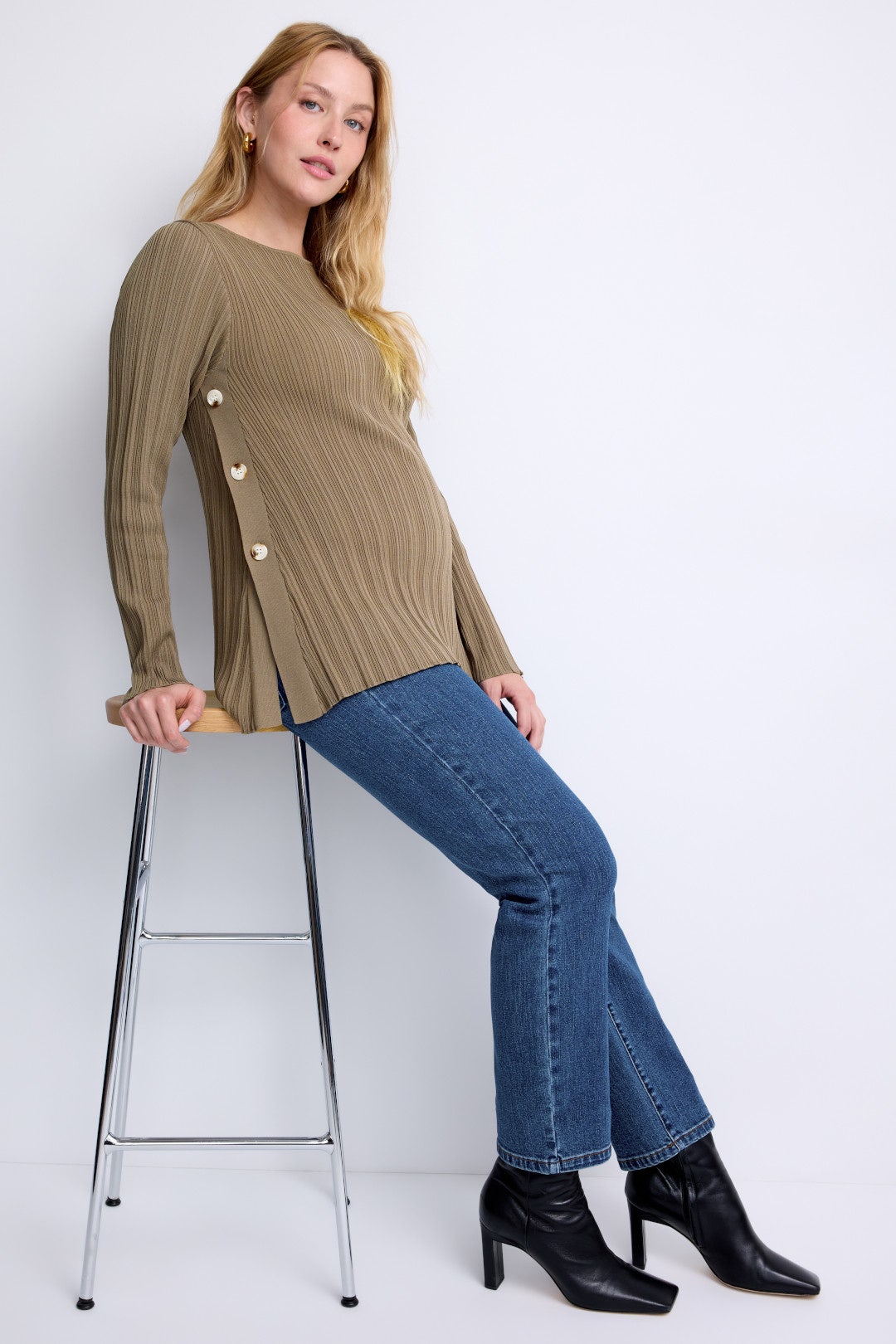 Heaven Slim Overbelly Jeans by soon maternity 3