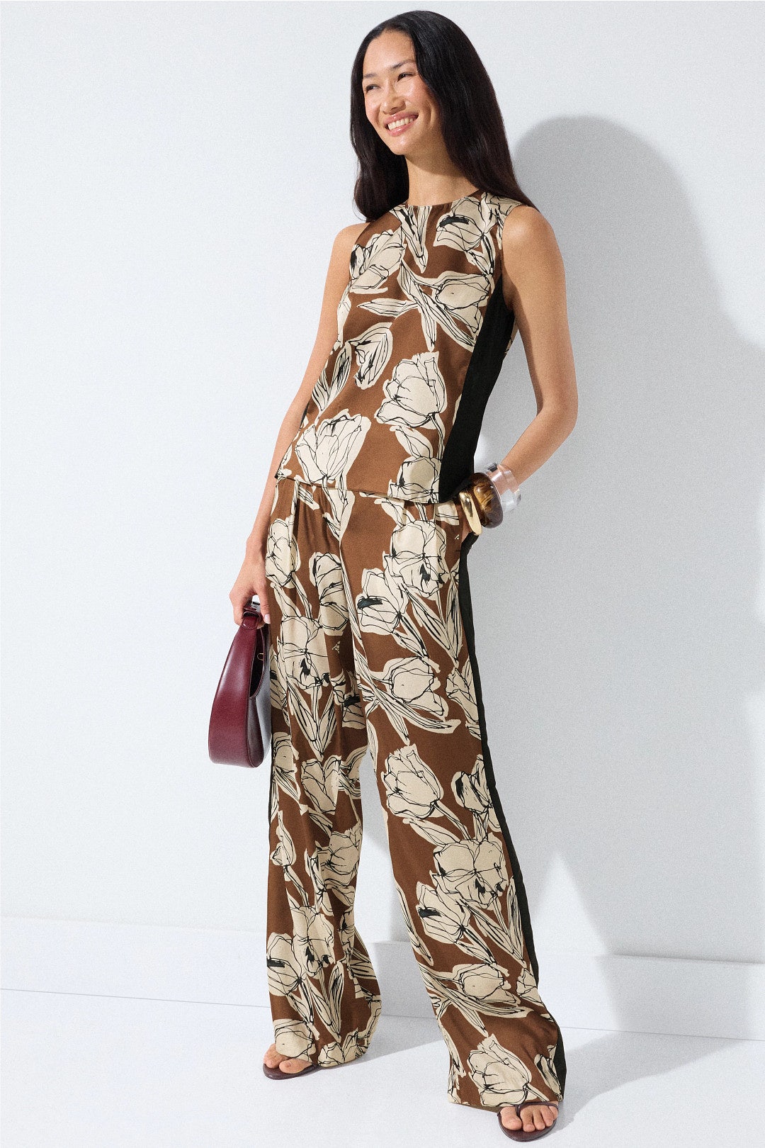 Jodi Floral Printed Pants by Tanya Taylor 3