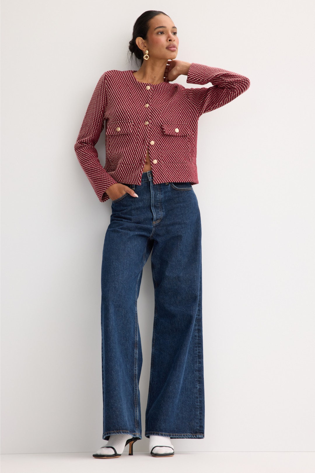 Condor Collarless Cardigan by Aldomartins 3