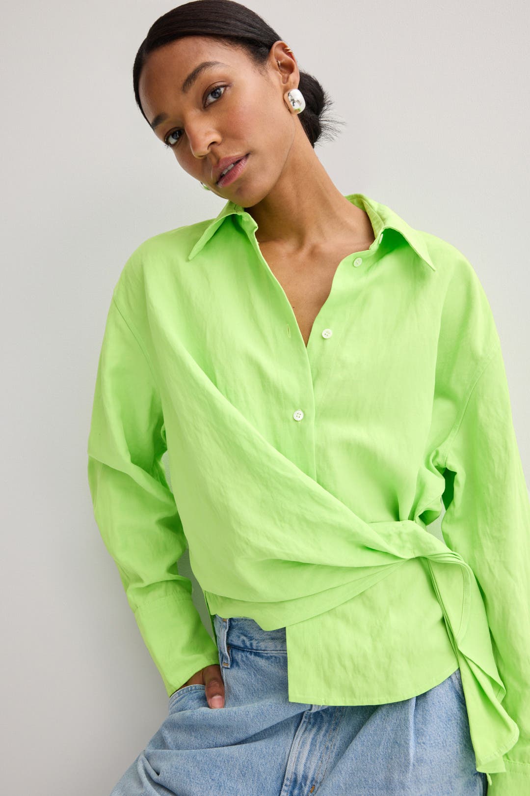 Draped Twisted Shirt by JW Anderson | Rent the Runway