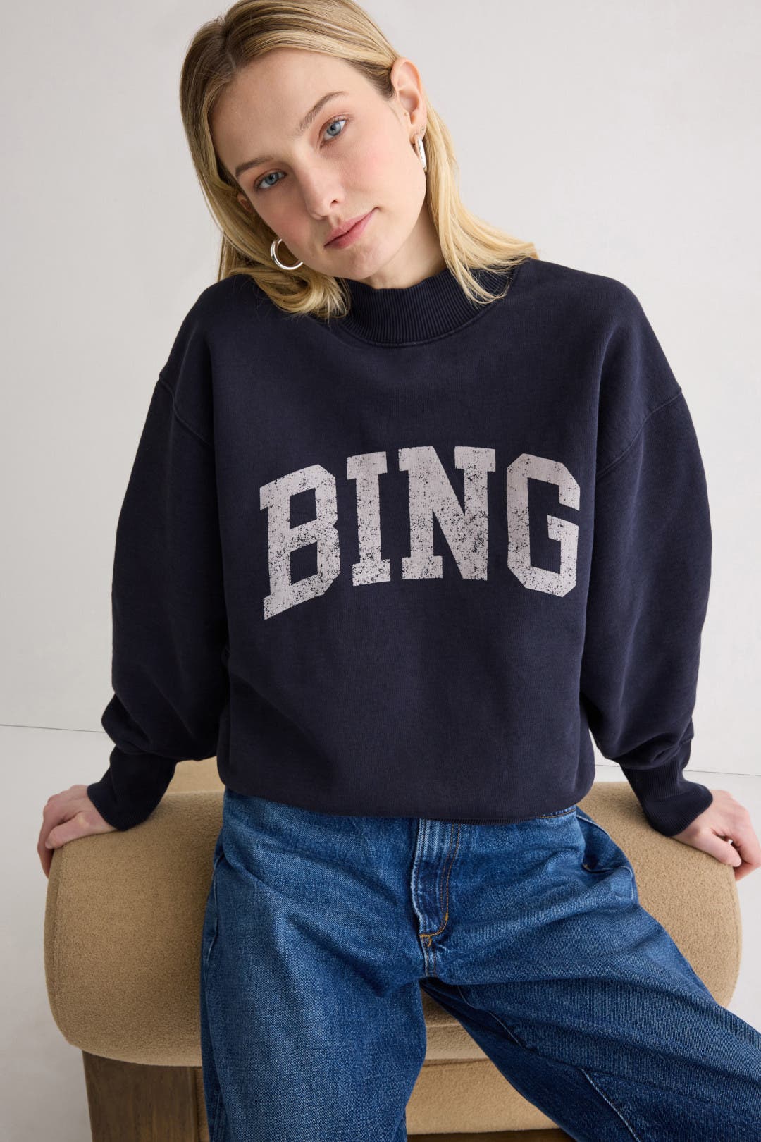 Bradie Sweatshirt by Anine Bing | Rent the Runway