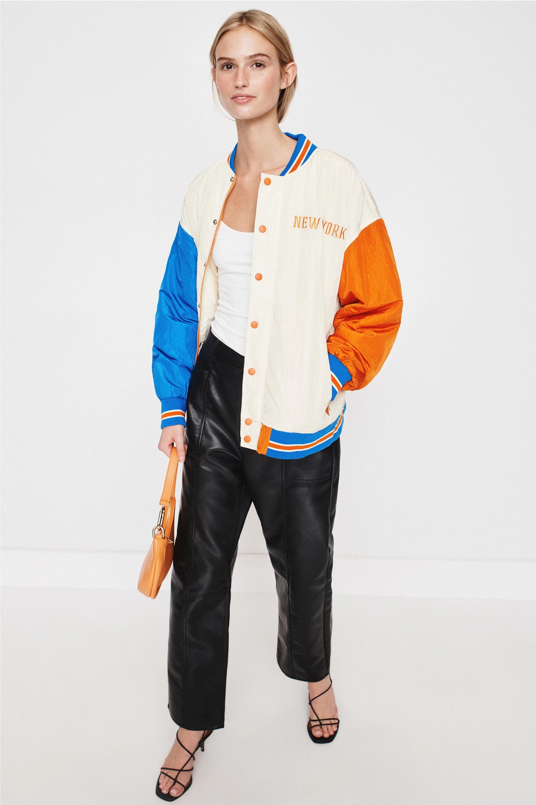 Knicks Bomber Jacket by Terez 3