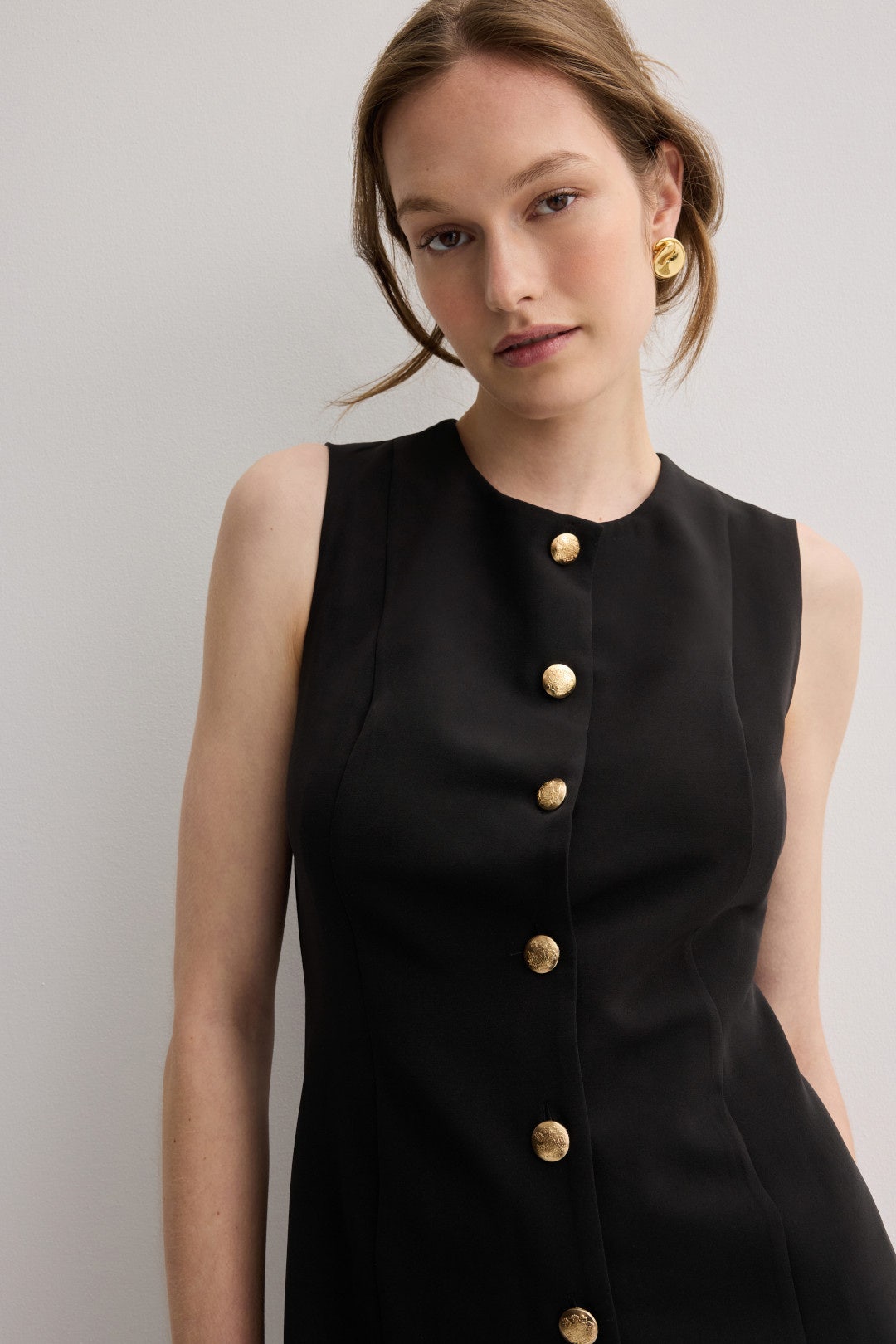 Bridgette Sleeveless Button Down Dress by Alexia Admor 3