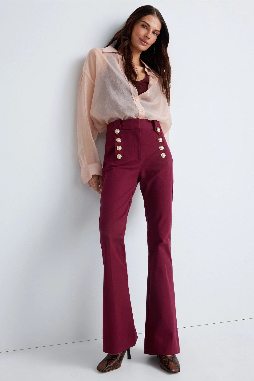 Robertson Flare Leg Pants by Derek Lam 10 Crosby 3
