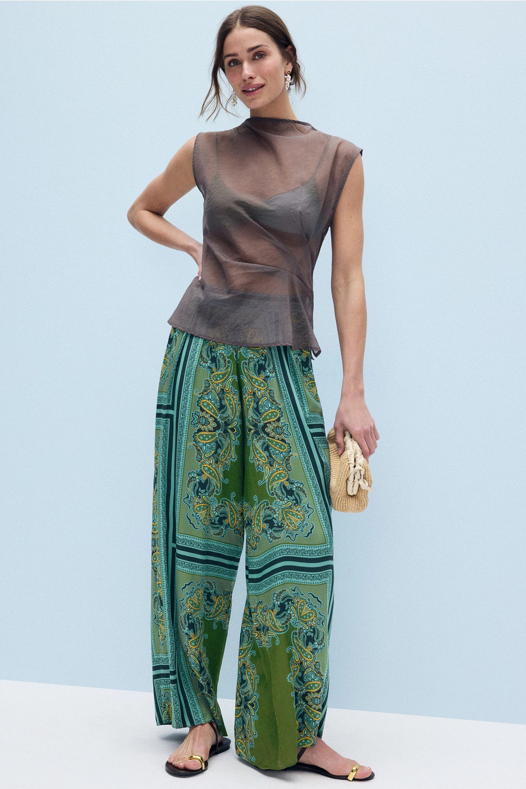 Selena Wide Leg Trousers by MISA Los Angeles 3