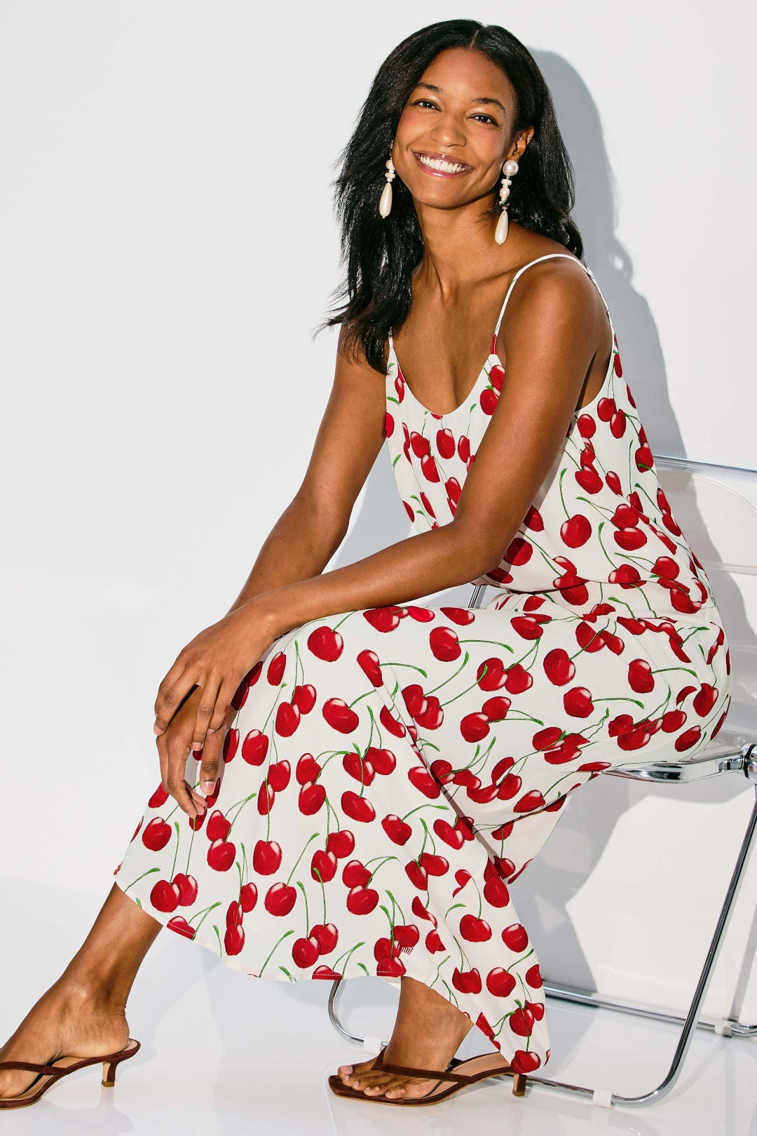 【関税込み】off-white Pleated midi skirt White Cherry Bias Maxi Skirt by Muma World | Rent the Runway