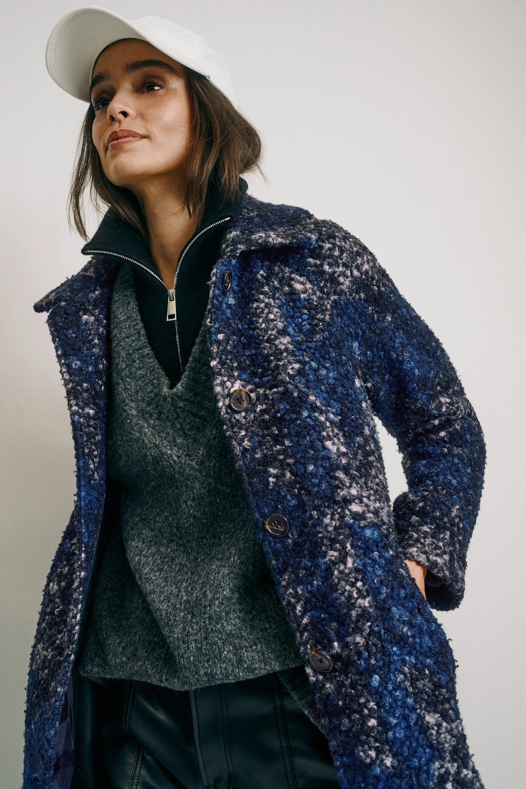 Balmacaan Coat by Ellen Tracy 3