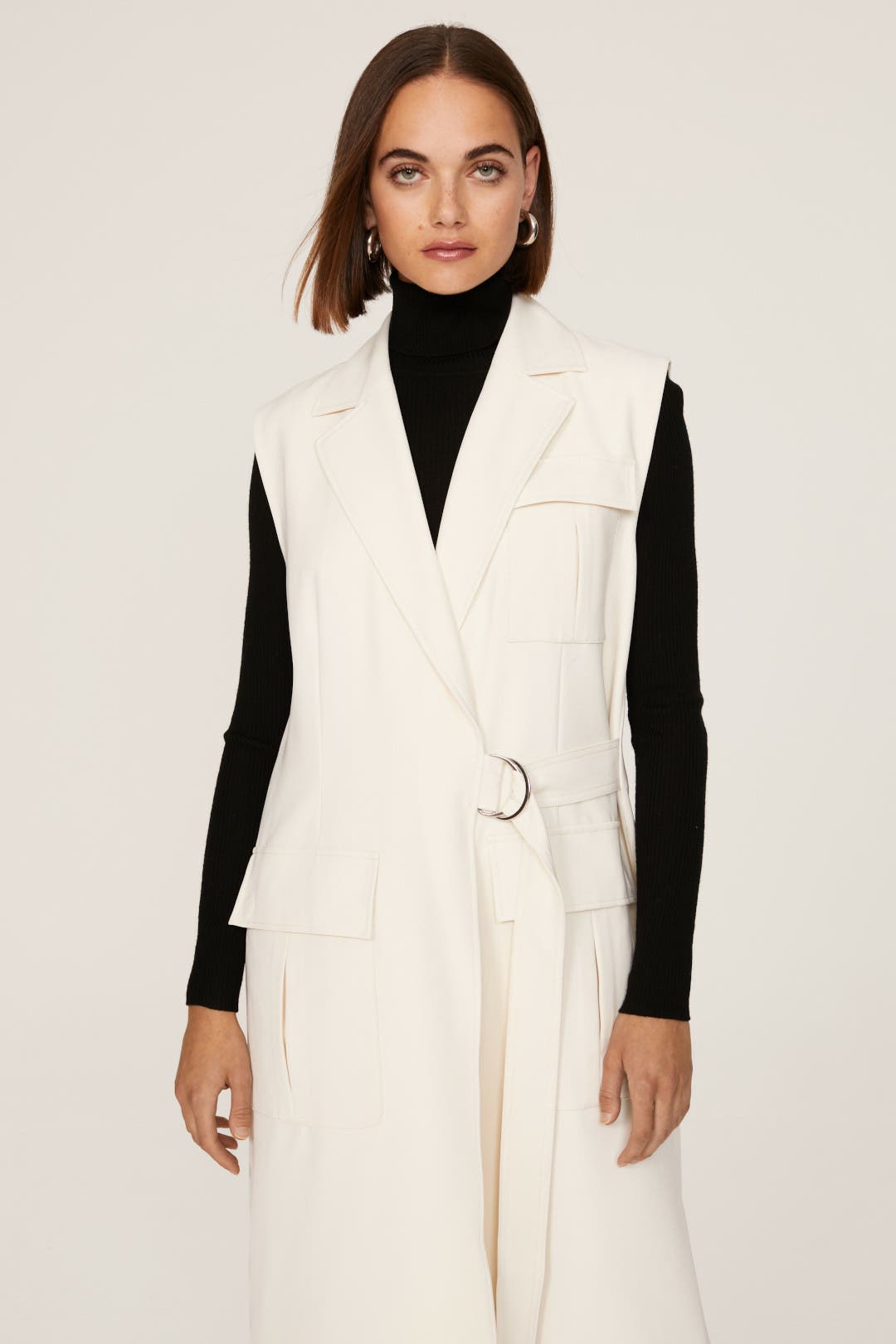 Long Wrap Vest by Marina Moscone x RTR | Rent the Runway