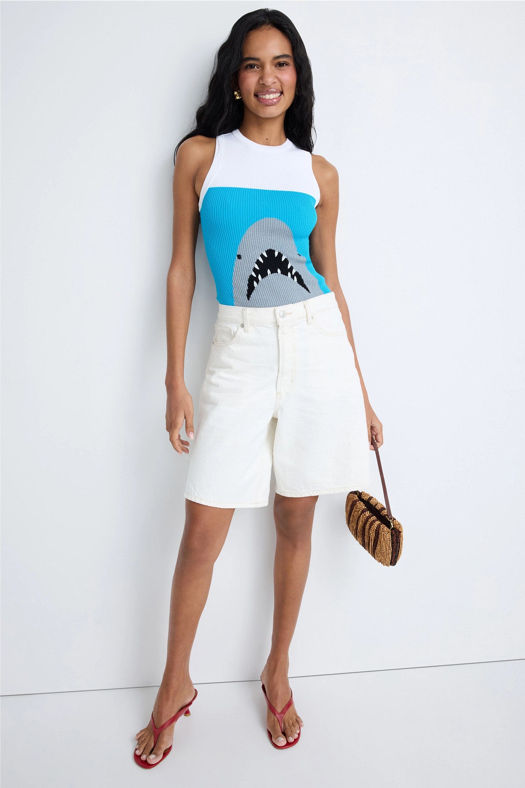 Malia Shark Tank Top by Staud 3