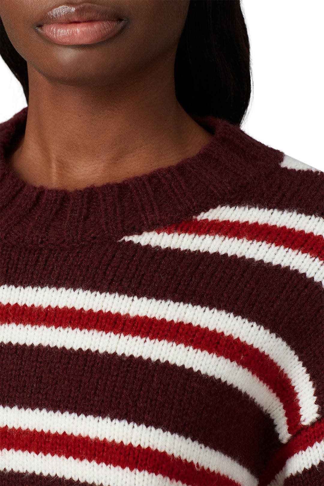 The Striped Cozy Sweater by The Great. 3