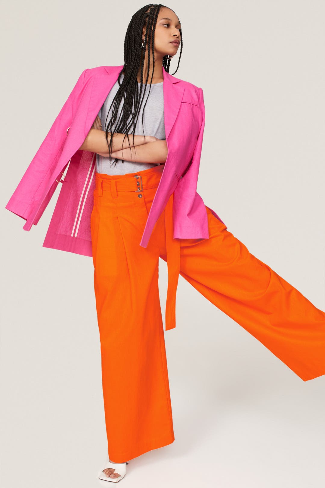High Waist Pleated Pants by Eudon Choi x RTR | Rent the Runway