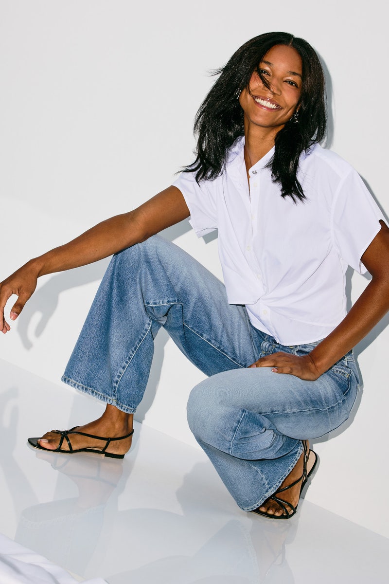 Poppy High Rise Wide Leg Jeans by Icon Denim - Photo 3