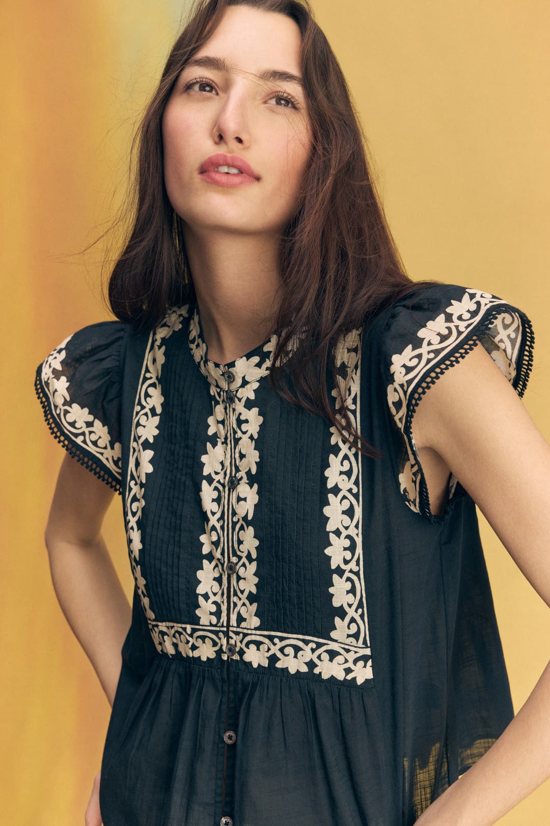 【新品未着用】MEER. AMERICAN SLEEVE FLARE TOP MEER. AMERICAN SLEEVE FLARE TOP グレー - メルカリ