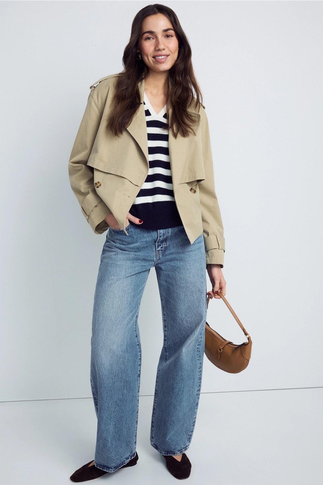 Bow Light Wash Barrel Jeans by FRAME 3
