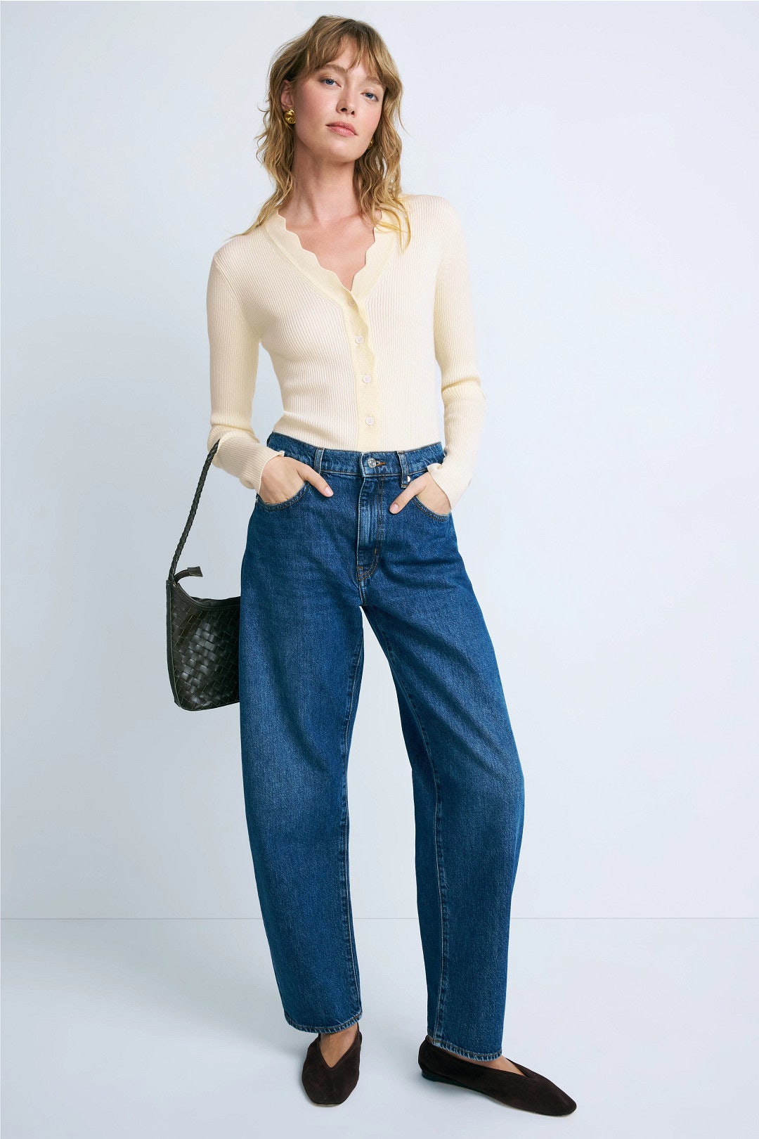 Bliss Scallop Edge Cardigan by Fifteen Twenty 3