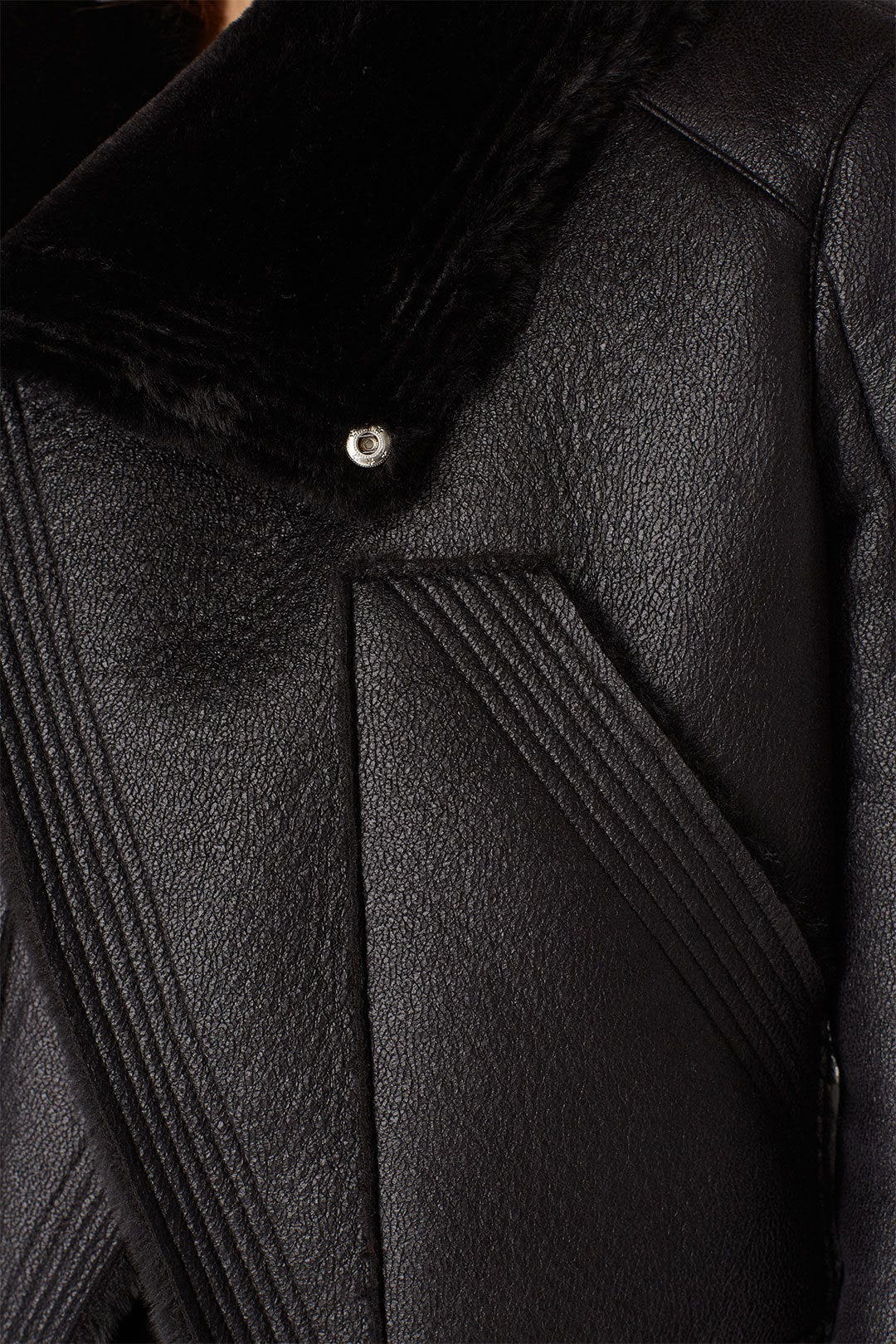 Faux Leather Late Night Shift Jacket by BLANKNYC 3