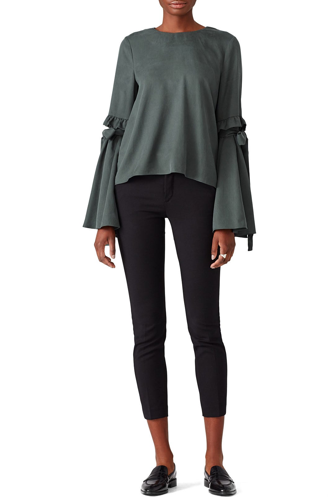 Tied Bell Sleeve Top by J.O.A. 3