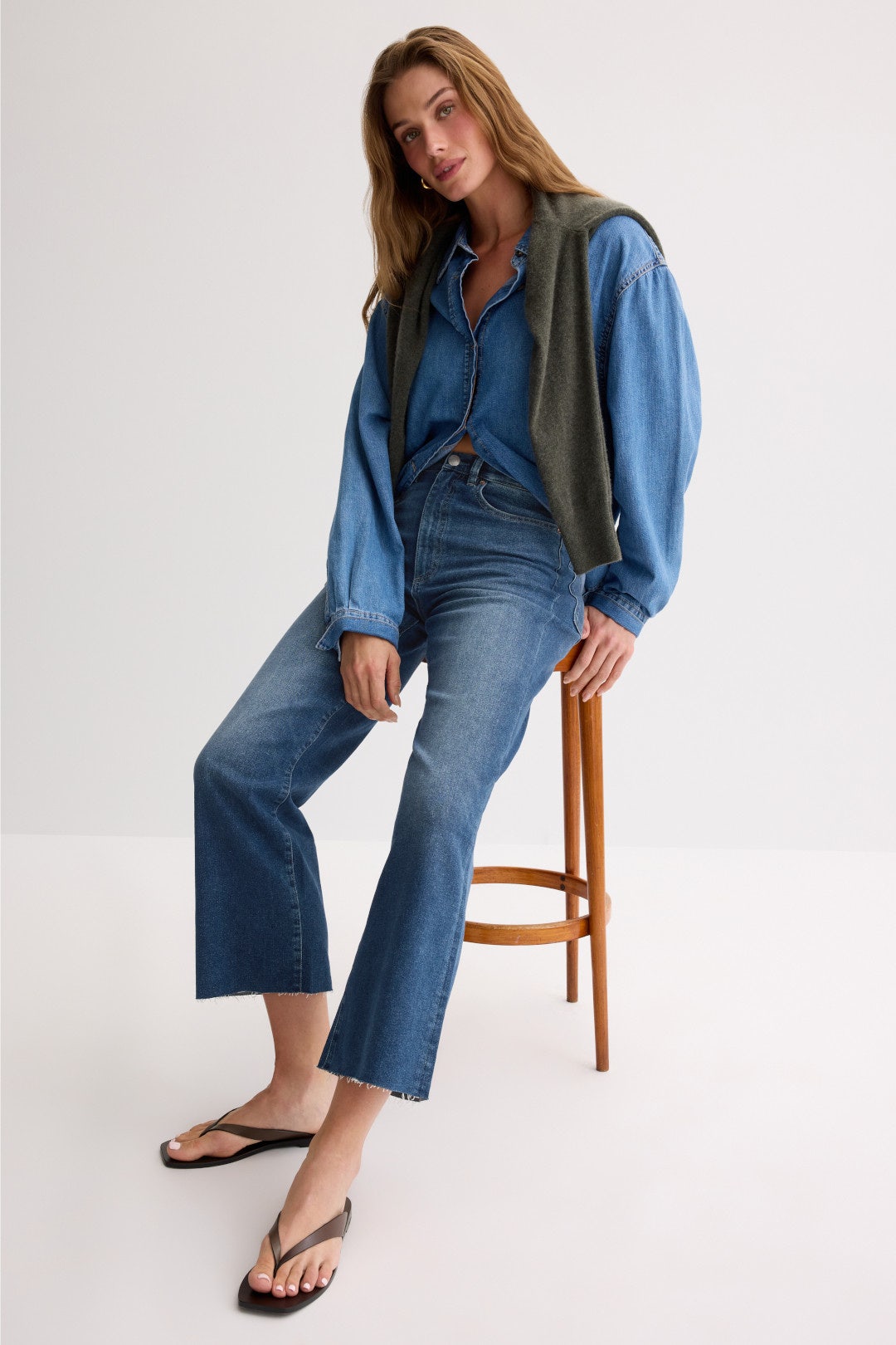 Karmine Refined Wide Leg Jeans by DL1961 3