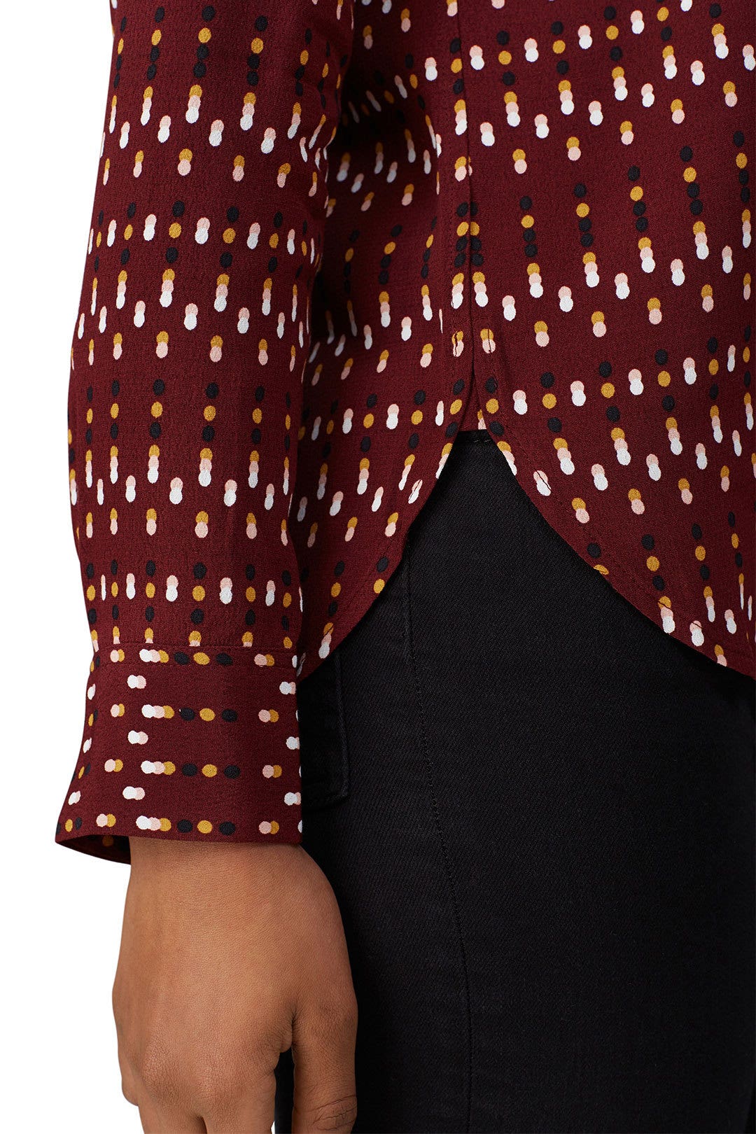 Tawny Port Multi Leema Shirt by Equipment 3