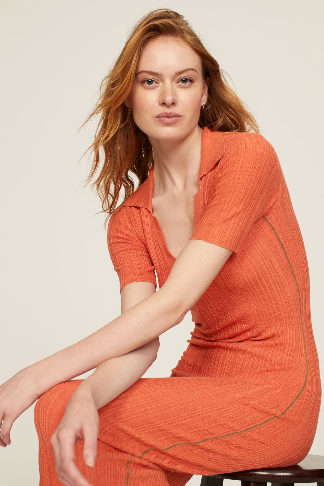 Ribbed Polo Dress by NAADAM | Rent the Runway