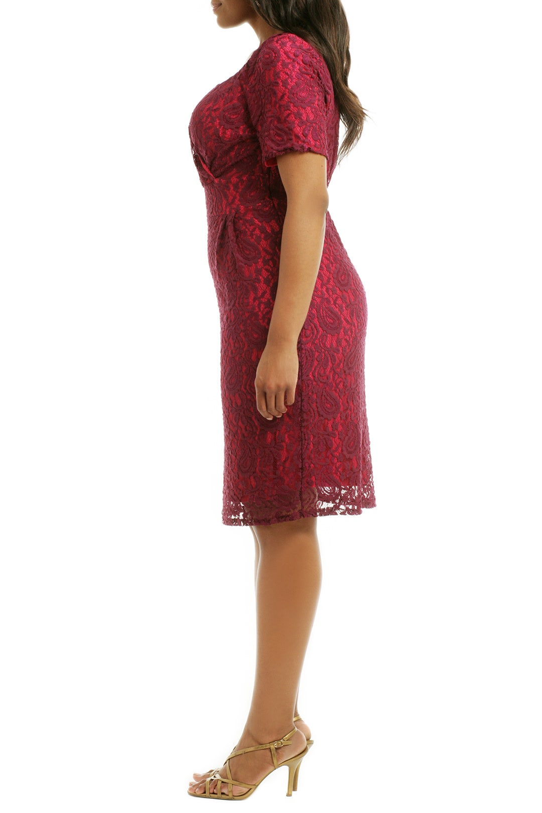 Berry Melina Dress by Igigi 3