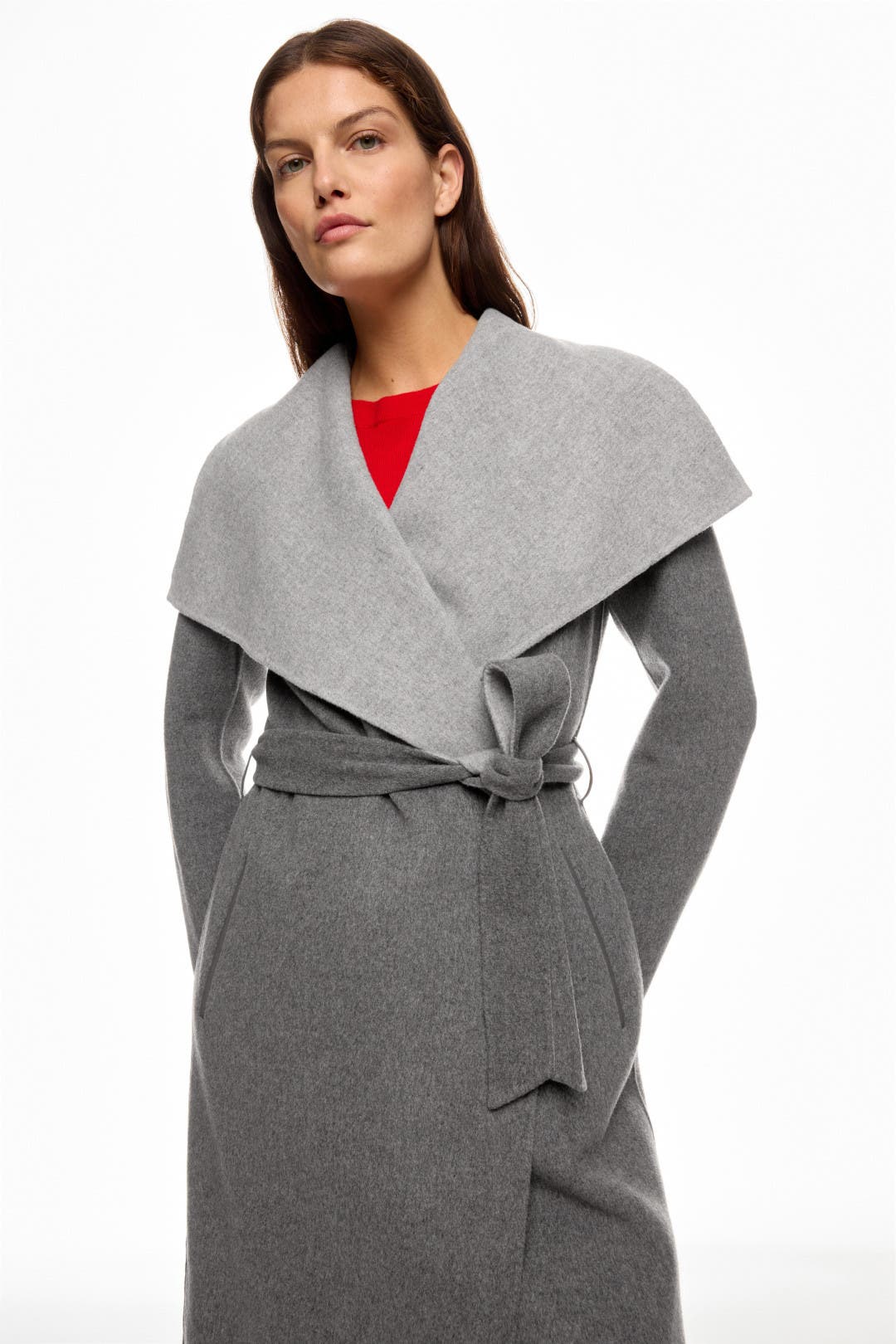 国内完売！関税送料込【MACKAGE】MAI-CN コート Light grey グレー（灰色）系 Mackage(マッカージュ) コート(レディース