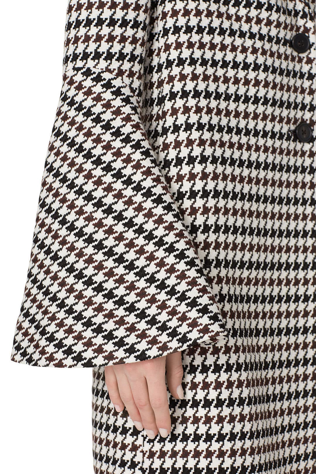 Houndstooth Bell Sleeve Coat by Derek Lam 10 Crosby x RTR | Rent
