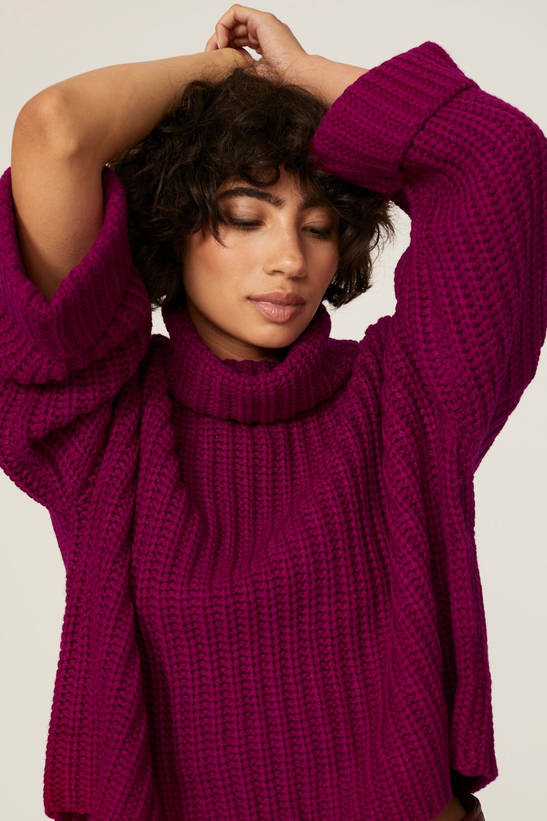 Cropped Turtleneck Sweater by Peter Som x RTR | Rent the Runway